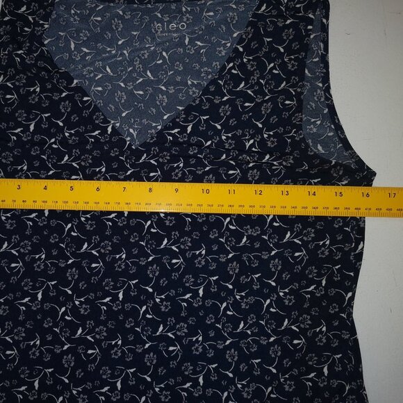 2 - Cleo Ladies V-neck Sleeveless Tank Tops - Picture 7 of 11
